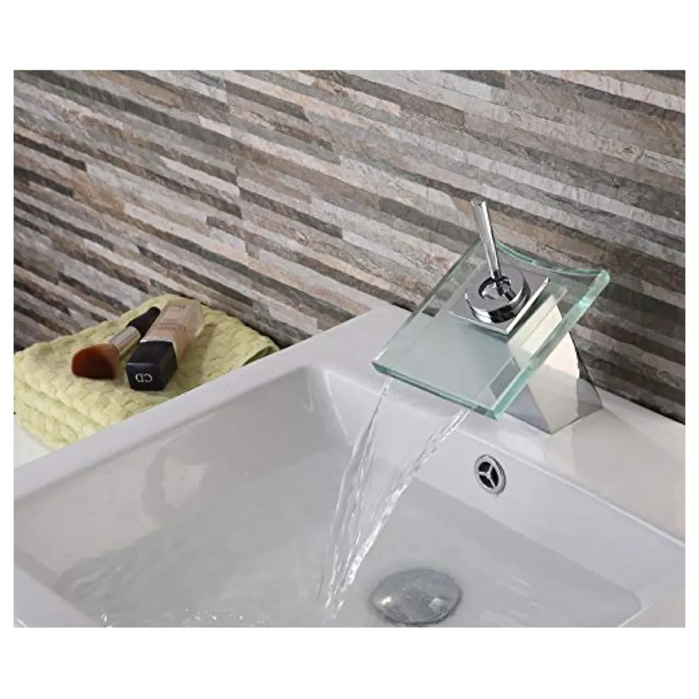 Copper 90 degrees Bathroom Faucet, Multicolour, Ceramic finish