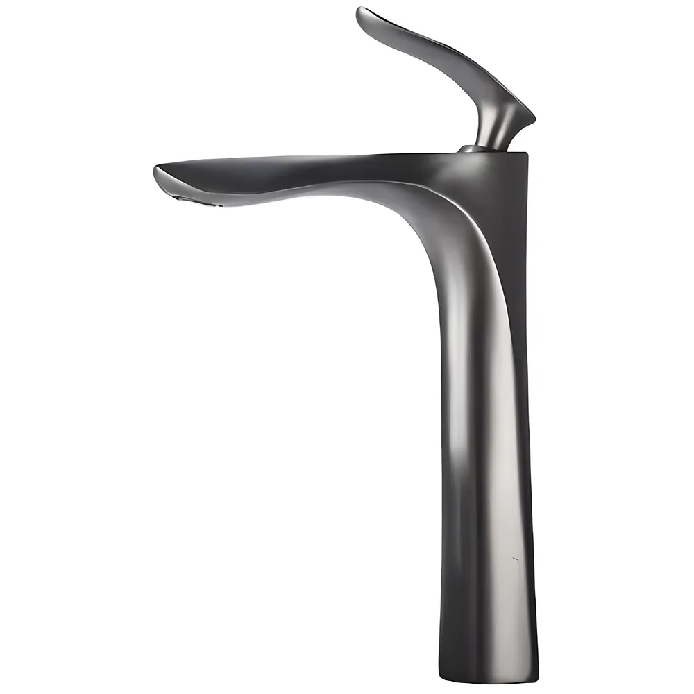 Metallic Grey Faucet Tap Basin Mixer 12 inch Hot Cold with 2 Pipes