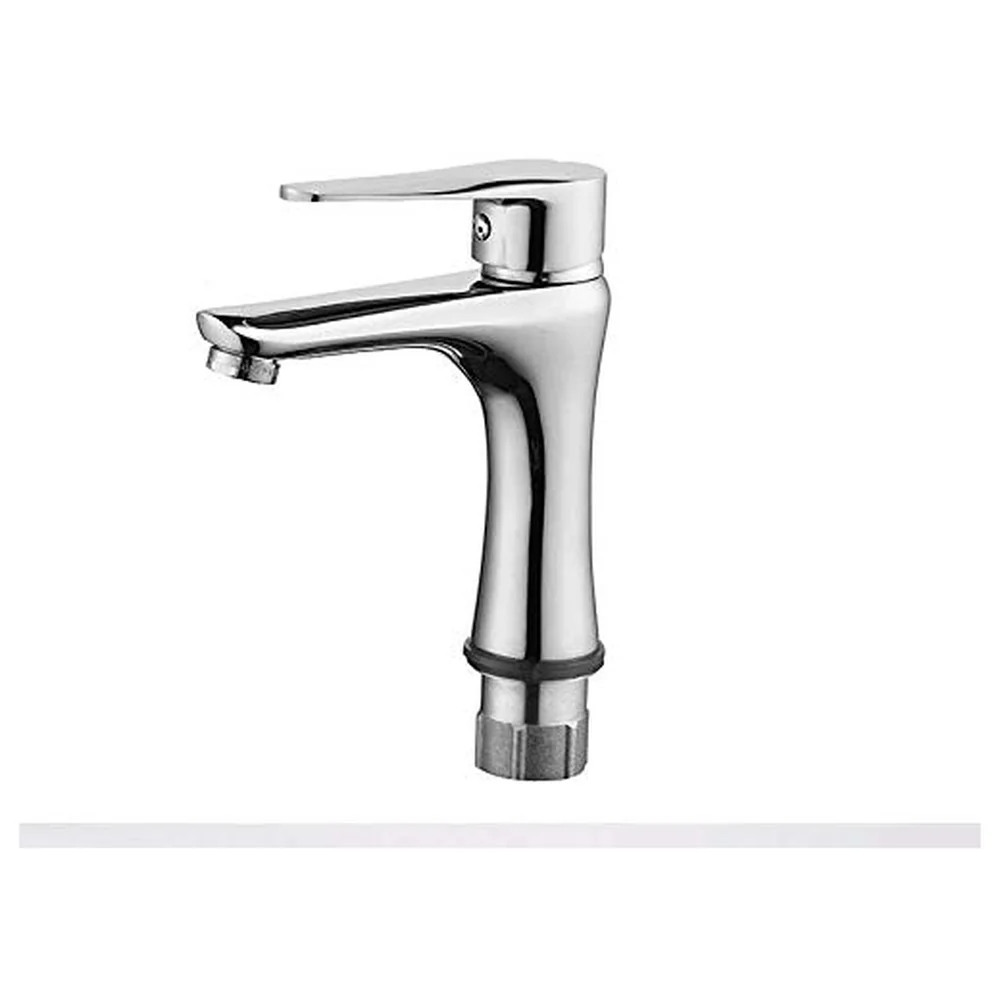 Silver Chrome Single Lever Pillar Cock Cold Water 6 inch