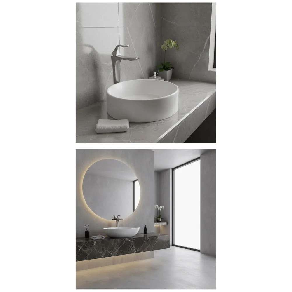 Twist Dark Grey Faucet Tap Mixer Heavy Basin Mixer 12in 30x17 cm Premium