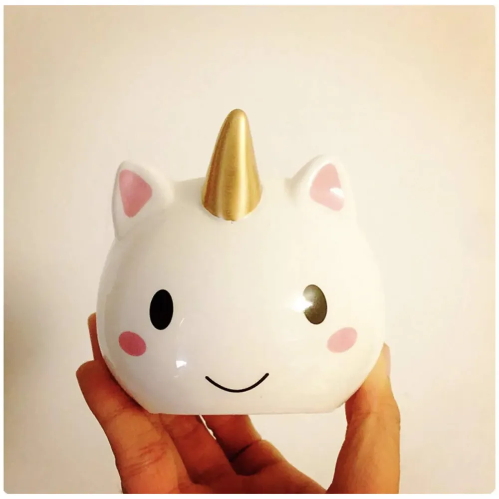 Unicorn Mug 3D Creative Art Coffee Mug Ceramic Milk Cups Travel Mug, Quality Ceramic Mug Gift for Kids, Adults (Unicorn Round)