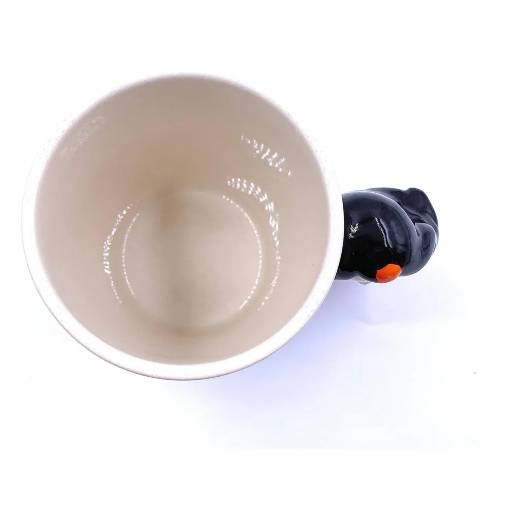 Ceramic Mermaid Coffee Mug 3D Design (White, 350 ml)