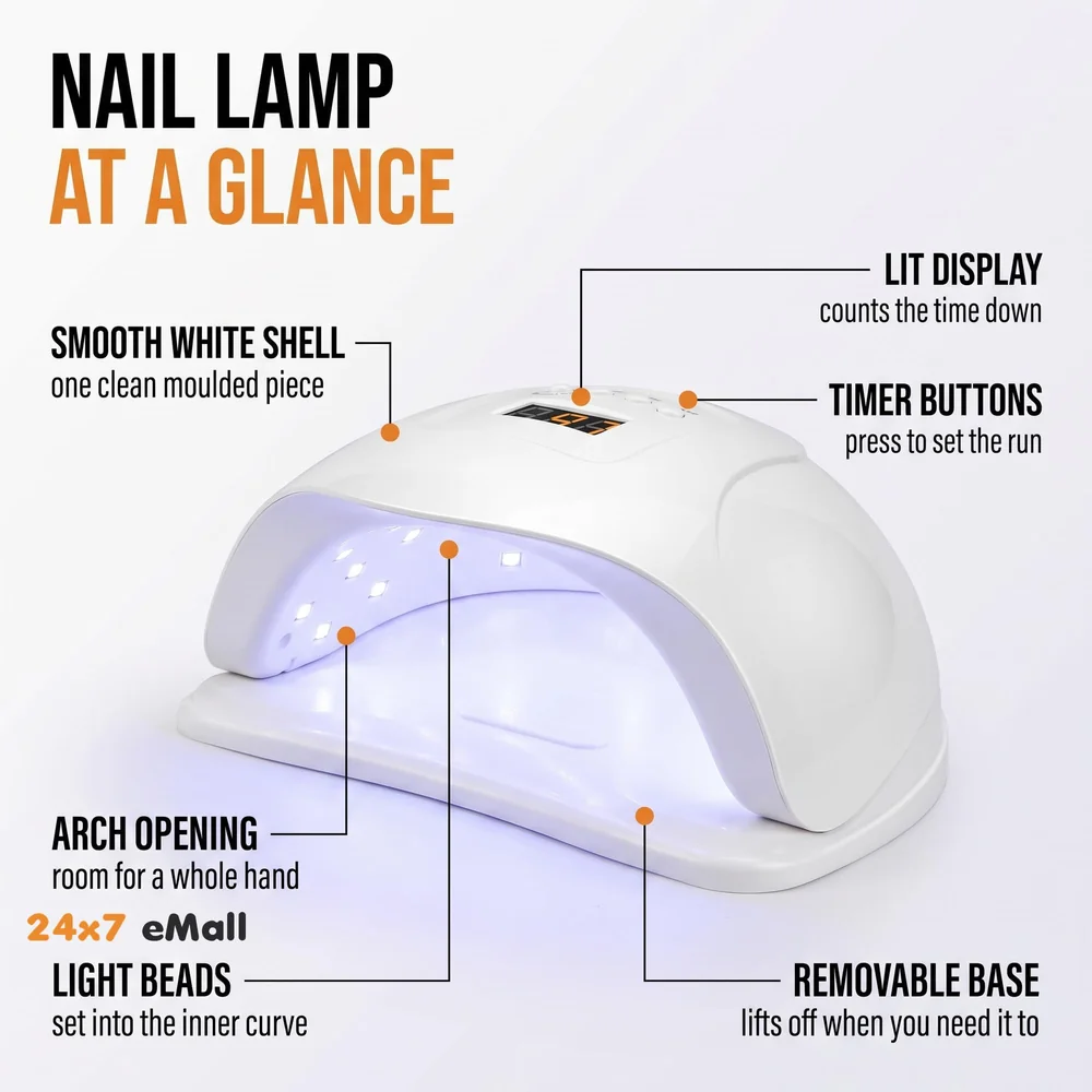 Professional 48w 24 LEDs Automatic Sensor LED UV Nail Dryer Nail Curing Nail Art Lamp Manicure Pedicure Tool.