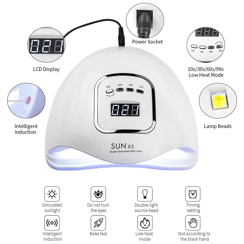 Professional 48w 24 LEDs Automatic Sensor LED UV Nail Dryer Nail Curing Nail Art Lamp Manicure Pedicure Tool.