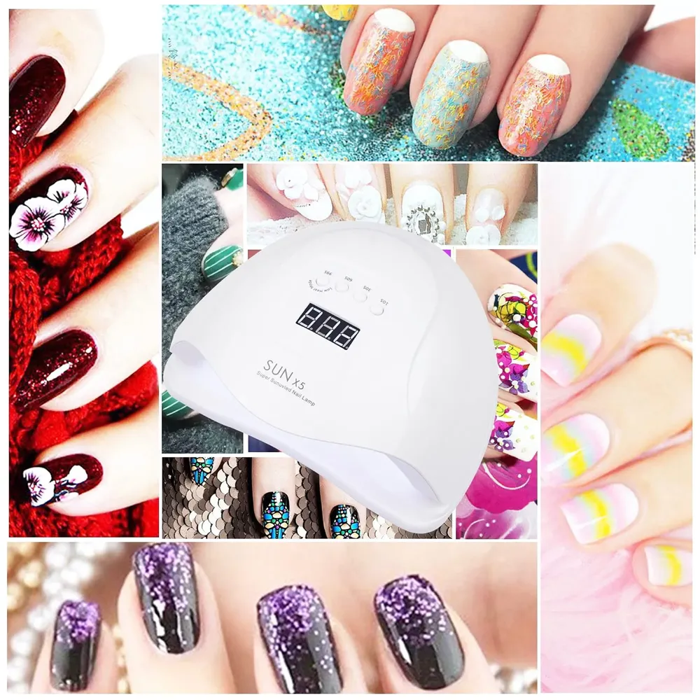 Professional 48w 24 LEDs Automatic Sensor LED UV Nail Dryer Nail Curing Nail Art Lamp Manicure Pedicure Tool.
