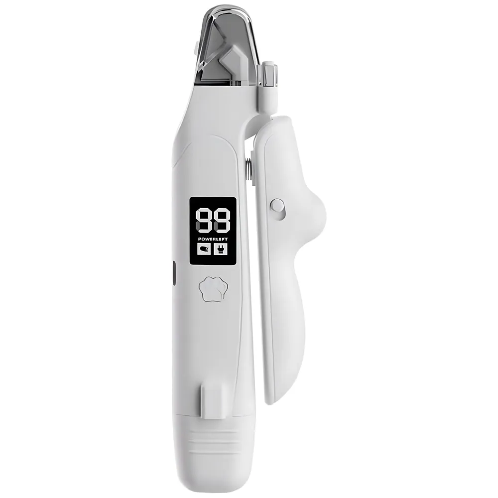 Pet Nail Cutter Clipper Grinder 2 in 1 LED Light 18 cm Dog Cat