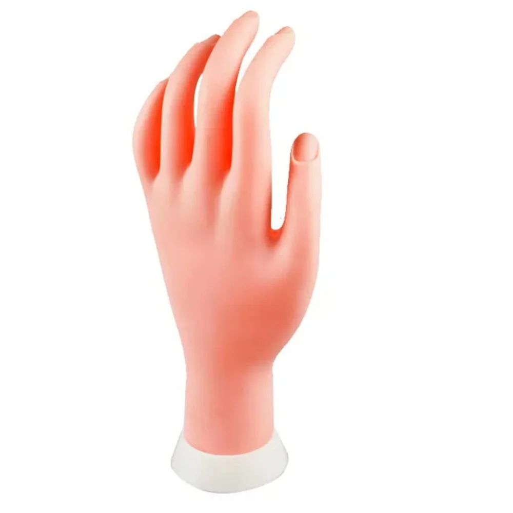 Practice Hand for Nail Art Flexible Plastic Mannequin Display