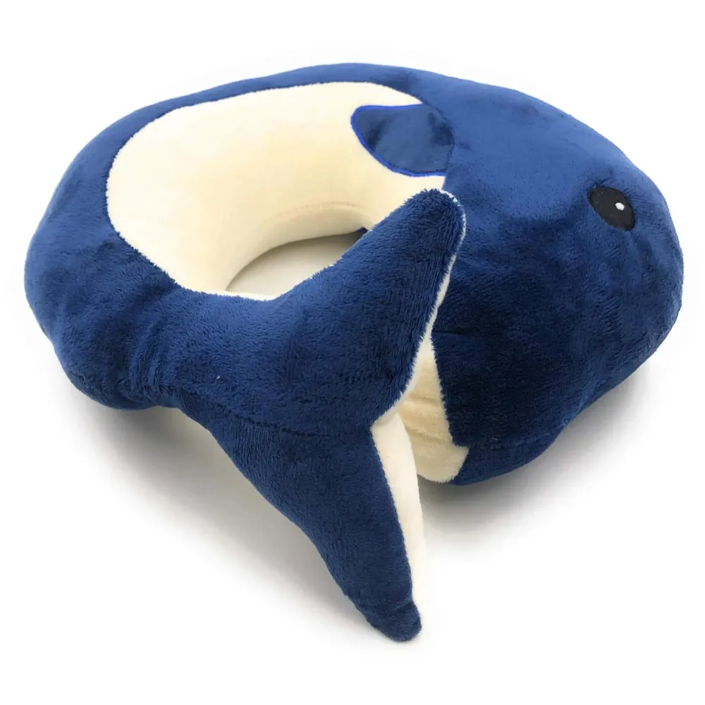 Velvet Neck Pillow (Set of 3) (Multicolored_neck pillow)