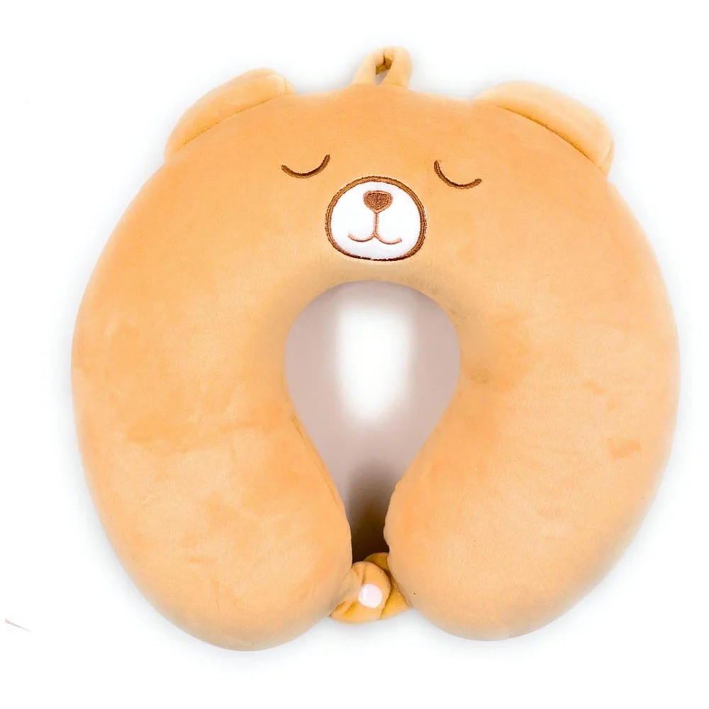 Velvet Neck Pillow (Set of 3) (Multicolored_neck pillow)