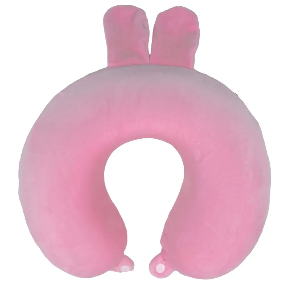 Velvet Neck Pillow (Set of 3, Bunny)