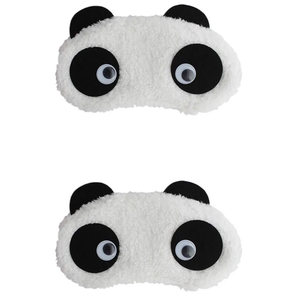 Panda cute Eye shade, Eyepad, Eye mask For sleeping, Animal Soft Eye Shade (Panda Eyes Set OF 2)