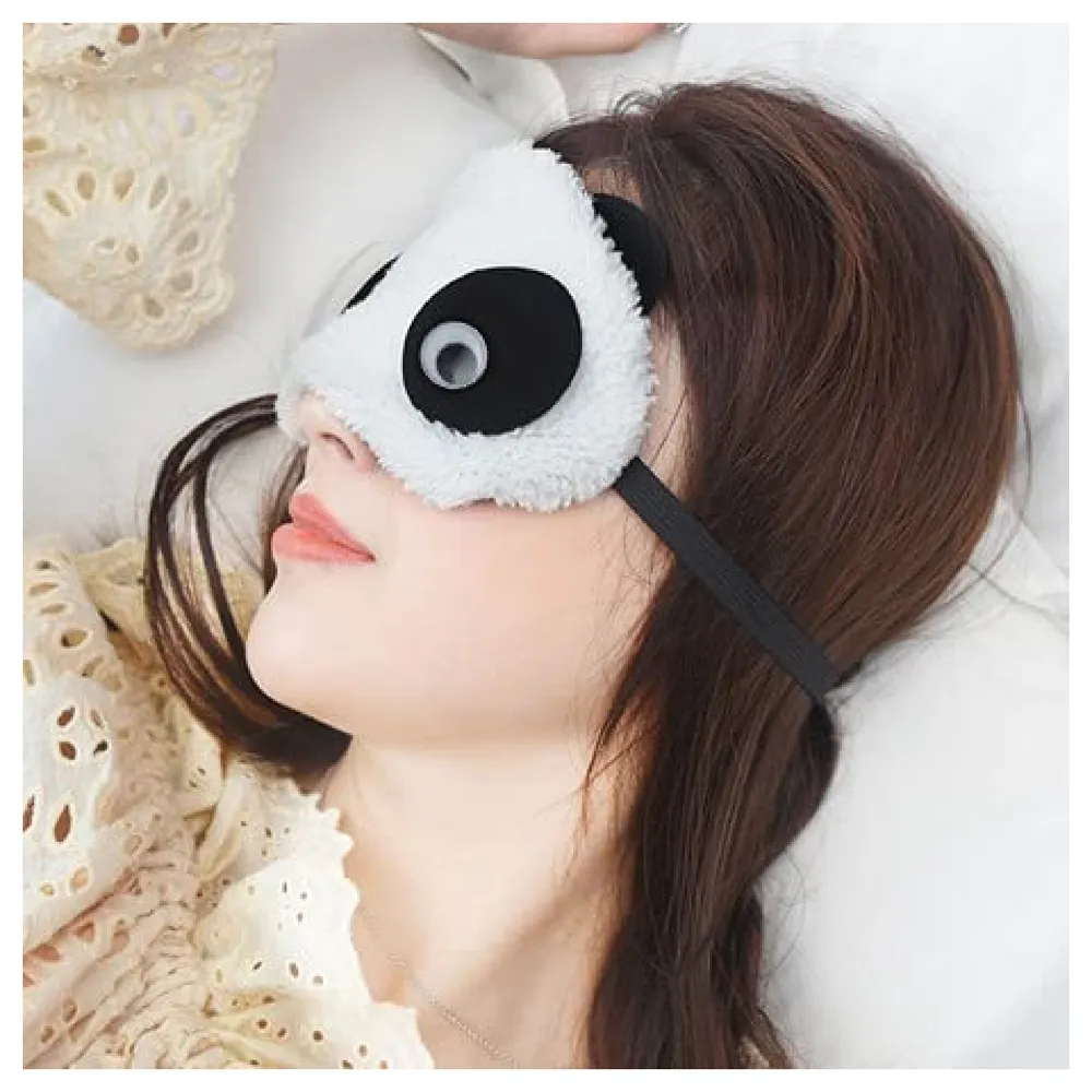 Panda cute Eye shade, Eyepad, Eye mask For sleeping, Animal Soft Eye Shade (Panda Eyes Set OF 2)