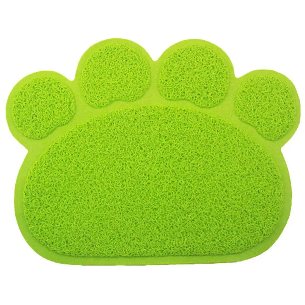 Multi-Purpose Pet Mat for Dogs and Cats ~ Feeding, Sitting, Scratching, House Breaking, Sleeping Placemat (Small 14 x 12 Inches, Light Green)