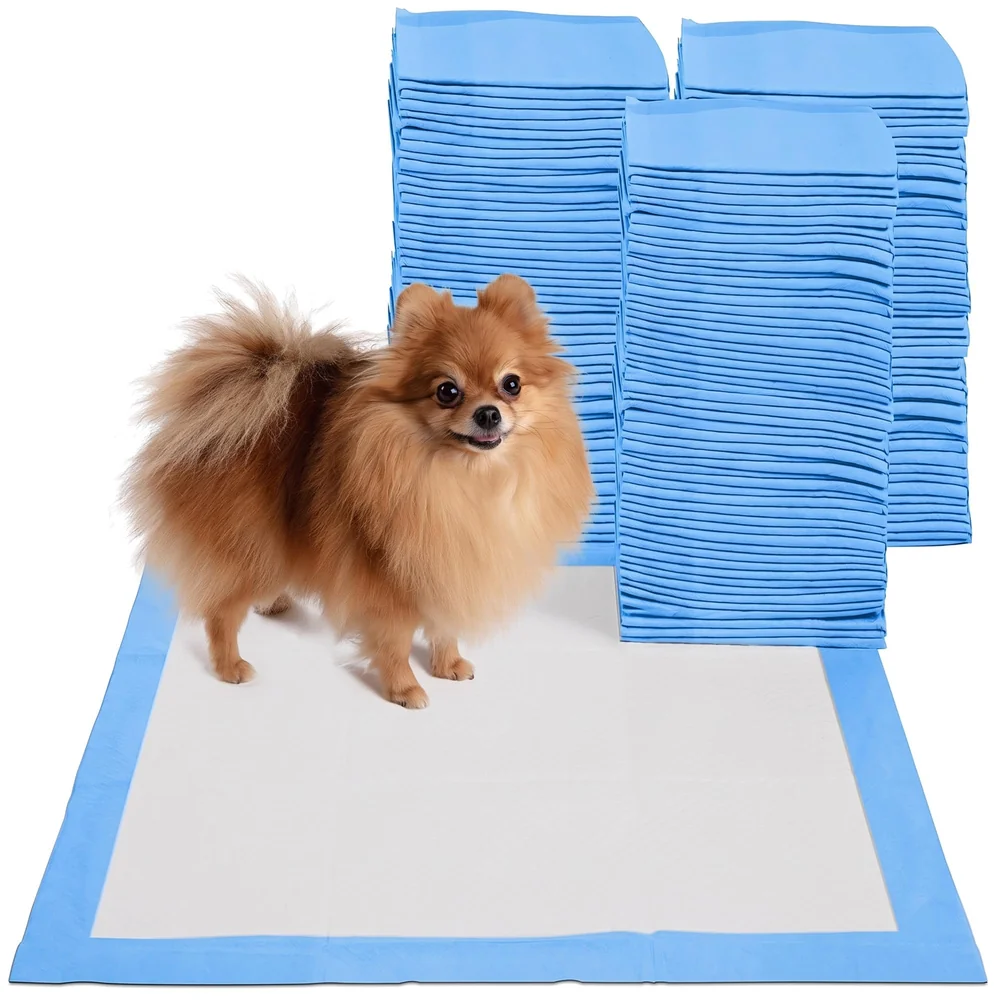 100 pcs Dog Pee Pad Urine Train Pads Small Size 18 x 12 Inches (Pack of 100)