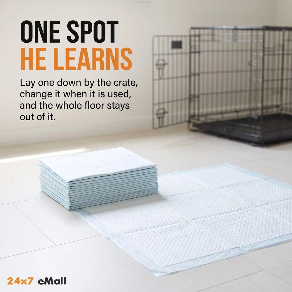 50 Pcs Puppy Training Pad ~ Pee Pads Potty Training 45 X 60 CMS, 50 pc Packing