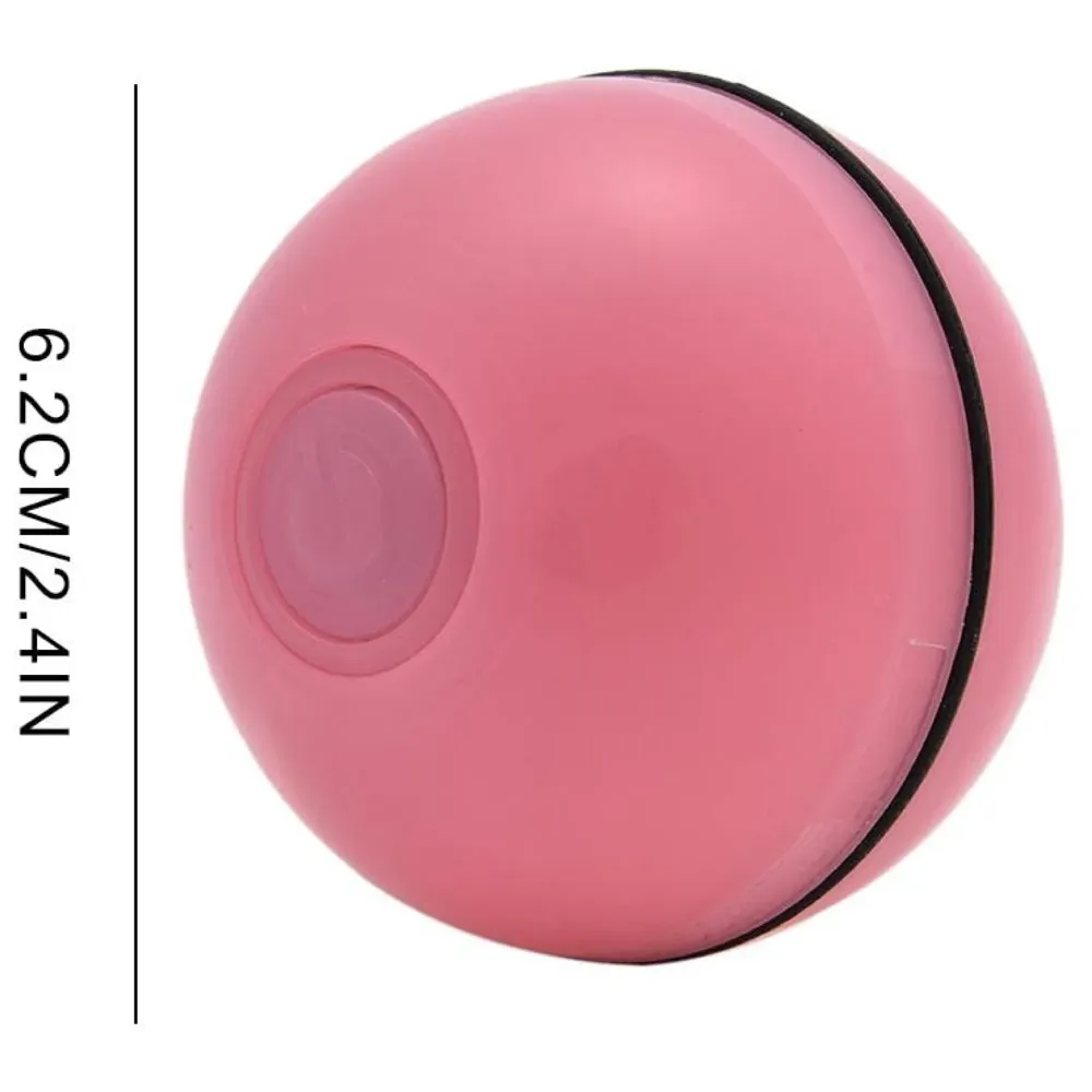 Smart Automatic 360 Self-Rotating Pet Toy Ball for Dogs, Cats, Kittens for Fun & Exercise, Battery Powered. (Pink)