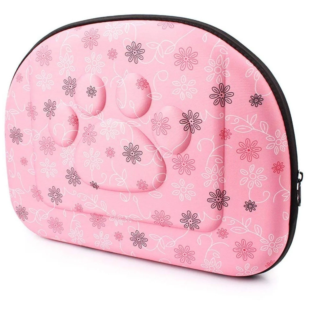 Pet Carrier, Hard Cover Portable Tote Soft Breathable Comfort Transport Shoulder Bag for Small cat Dog – 42 x 26 x 32cm (Pink)