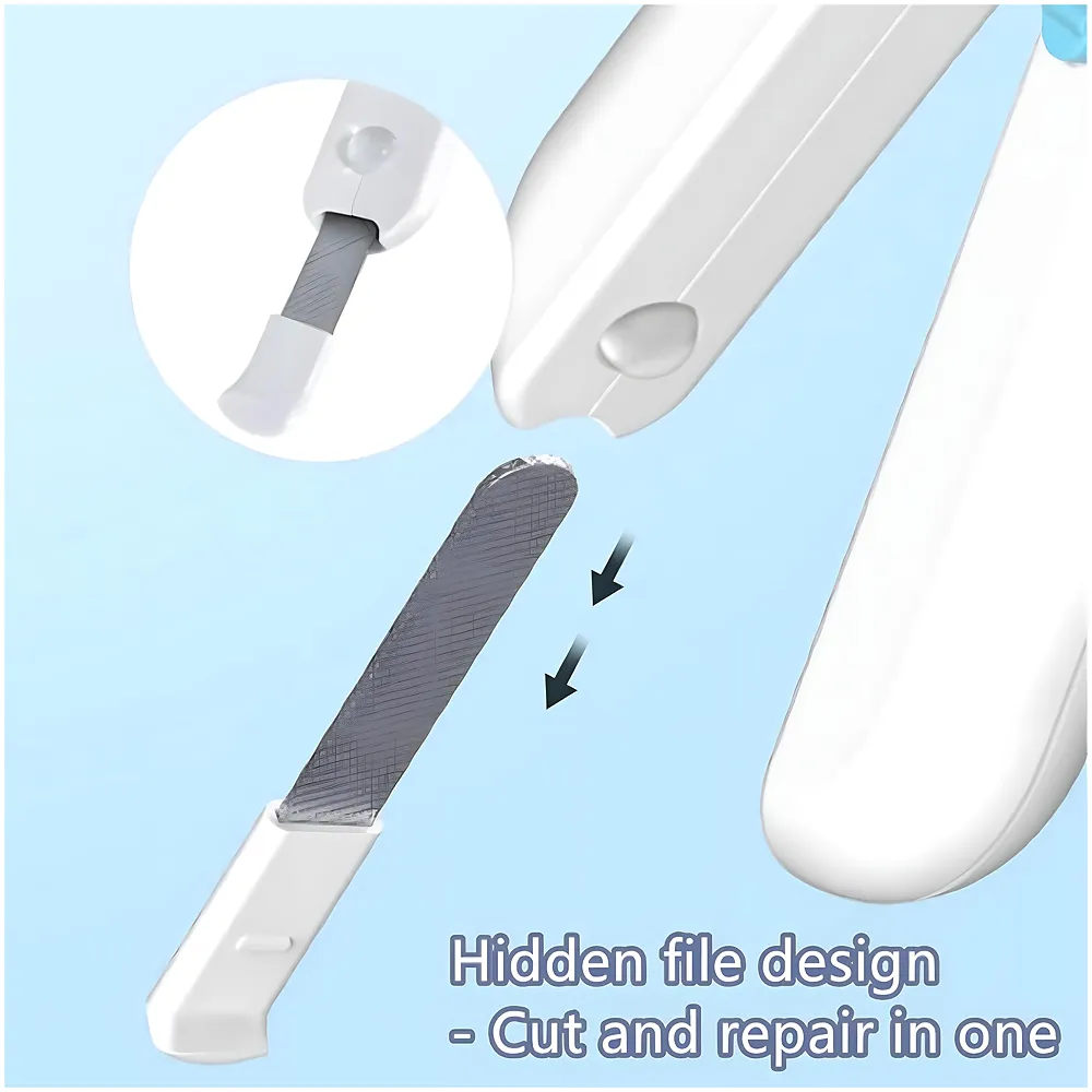 Pets Nail Trimmer, Dog and Cat Nail Cutter Clipper LED Lights for Pets Nail Grinder Filer Grooming Pet for All Breeds - Premium