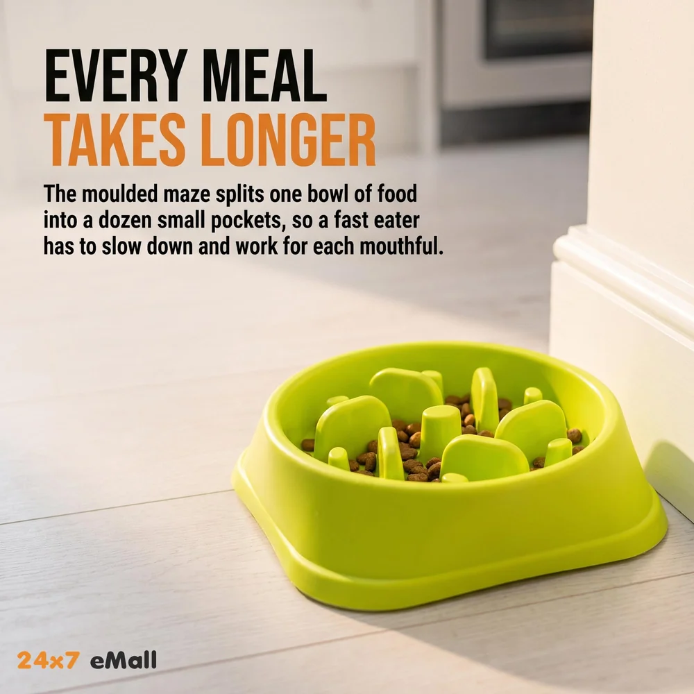 Slow Feeding Bowl for Dogs Dog Food Bowl, Cat Food for Digestion and Chewing Properly