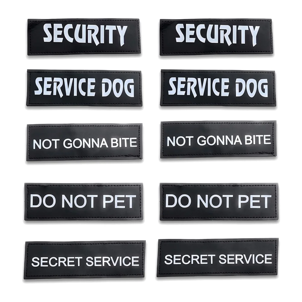 Replacement Tags for Large and XL Harness Pack of 10 Pcs, (Replacement Tags, 10 Pcs)
