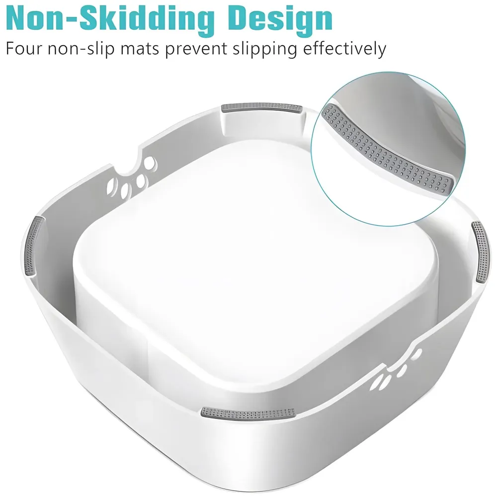 Anti Splash Pet Bowl Dog Water Bowl No Spill Pet Water Bowl No Drip Slow Water Feeder Dog Bowl No-Slip Pet Water Dispenser 1.5L Slow Drinking Bowl for Dogs and Cats No Mess On the Floor