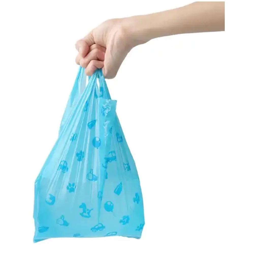 100 Pcs Large Dog Poo Bags Leak Proof Thick Plastic Waste Pick Up