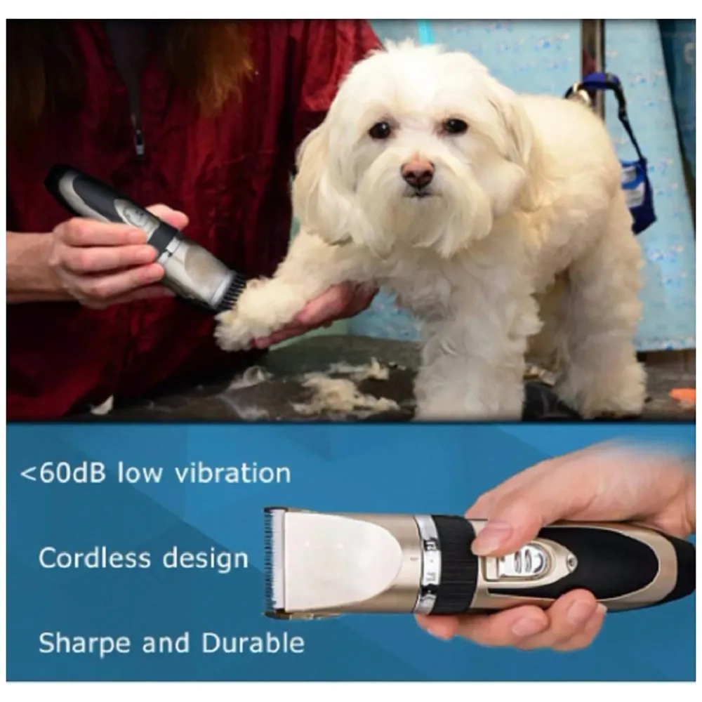 Professional Automatic Battery Powered Rechargeable Unisex Pet Hair Trimmer For Dogs And Cats (Trimmer + Extra Blade)