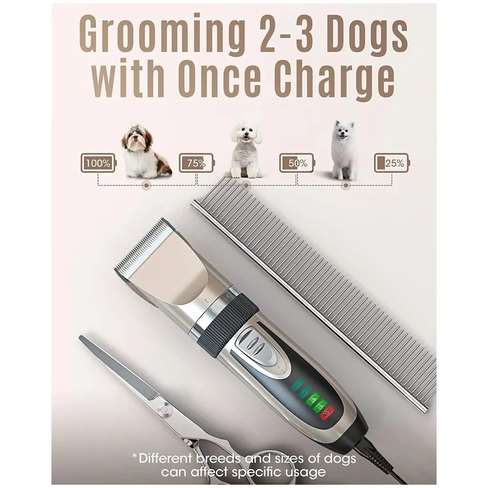 Professional Automatic Pet Hair Trimmer for Dogs and Cats (Trimmer)