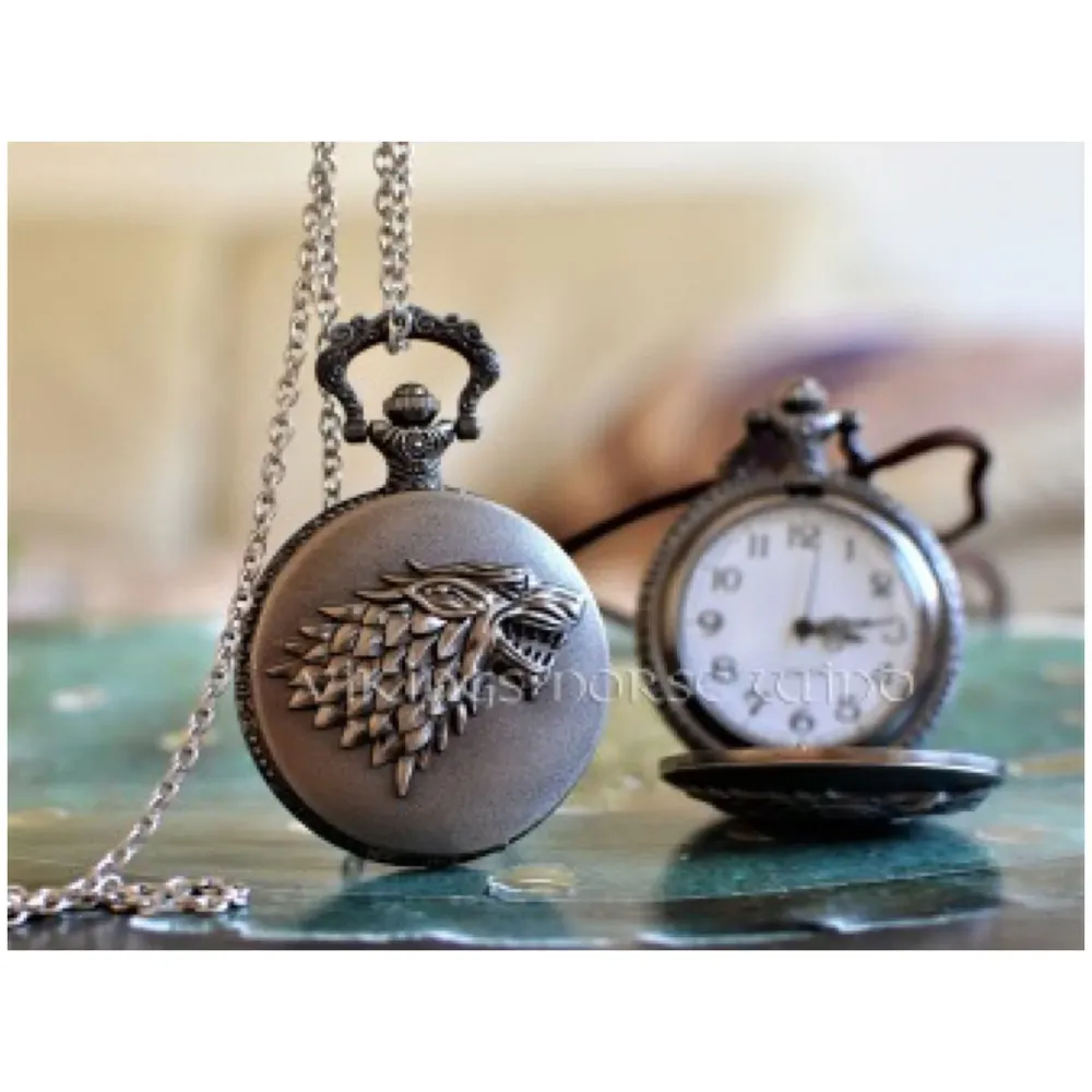House Stark Game of Thrones Premium Pendant/Pocket 4.5 cms Diameter