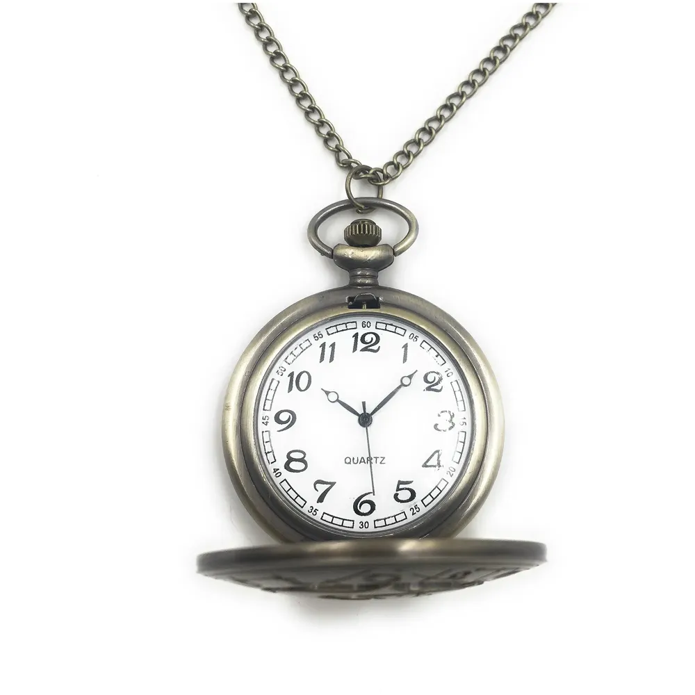 Antique Classic Pisces Vintage Quartz Pocket Watch Case Zodiac 4.5 cms Diameter February 19 to March 20