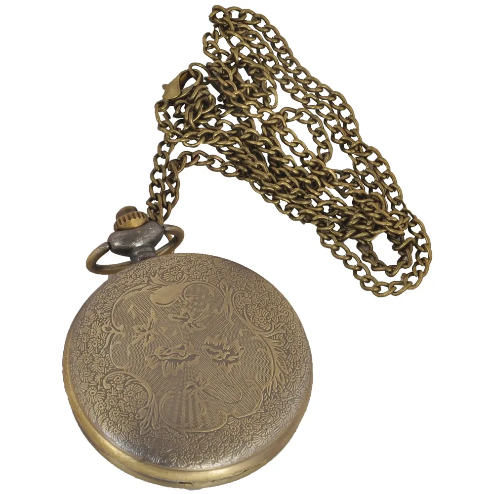 Antique Classic Scorpio Vintage Quartz Pocket Watch Case Zodiac 4.5 cms Diameter October 23-November 21