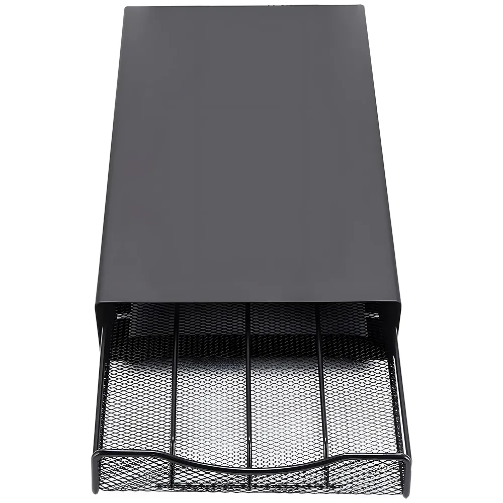 Coffee Capsule Holder 40 Pods For Nespresso Black 37 x 17 x 5 cm