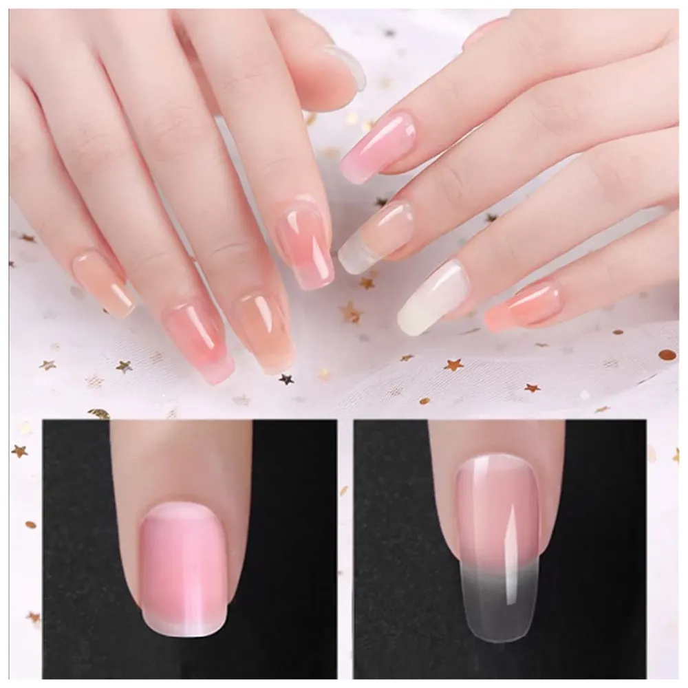 Peach 30 Ml Poly Nail Gel Acrylic Gel Tube 30ML Nail UV Nail Gel Acrylic For Nail Extension