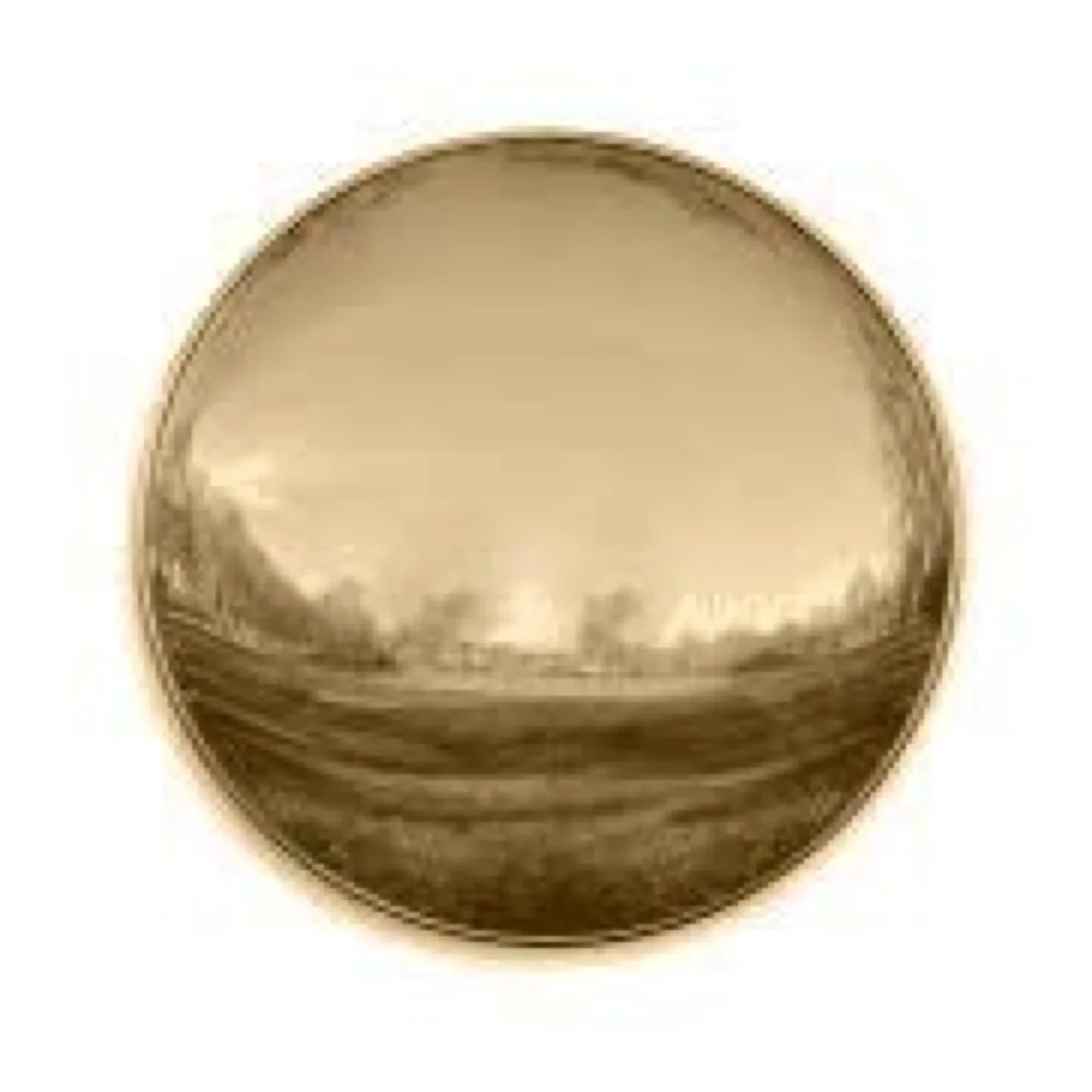 Brass Full Threaded Pop Up Waste Coupling 32 MM ~ 4", Brass Top (Gold)