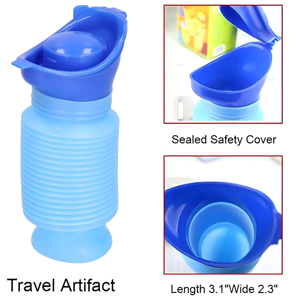 750 ml Portable Urine Bottle Sealed Lid Male Female Travel Car