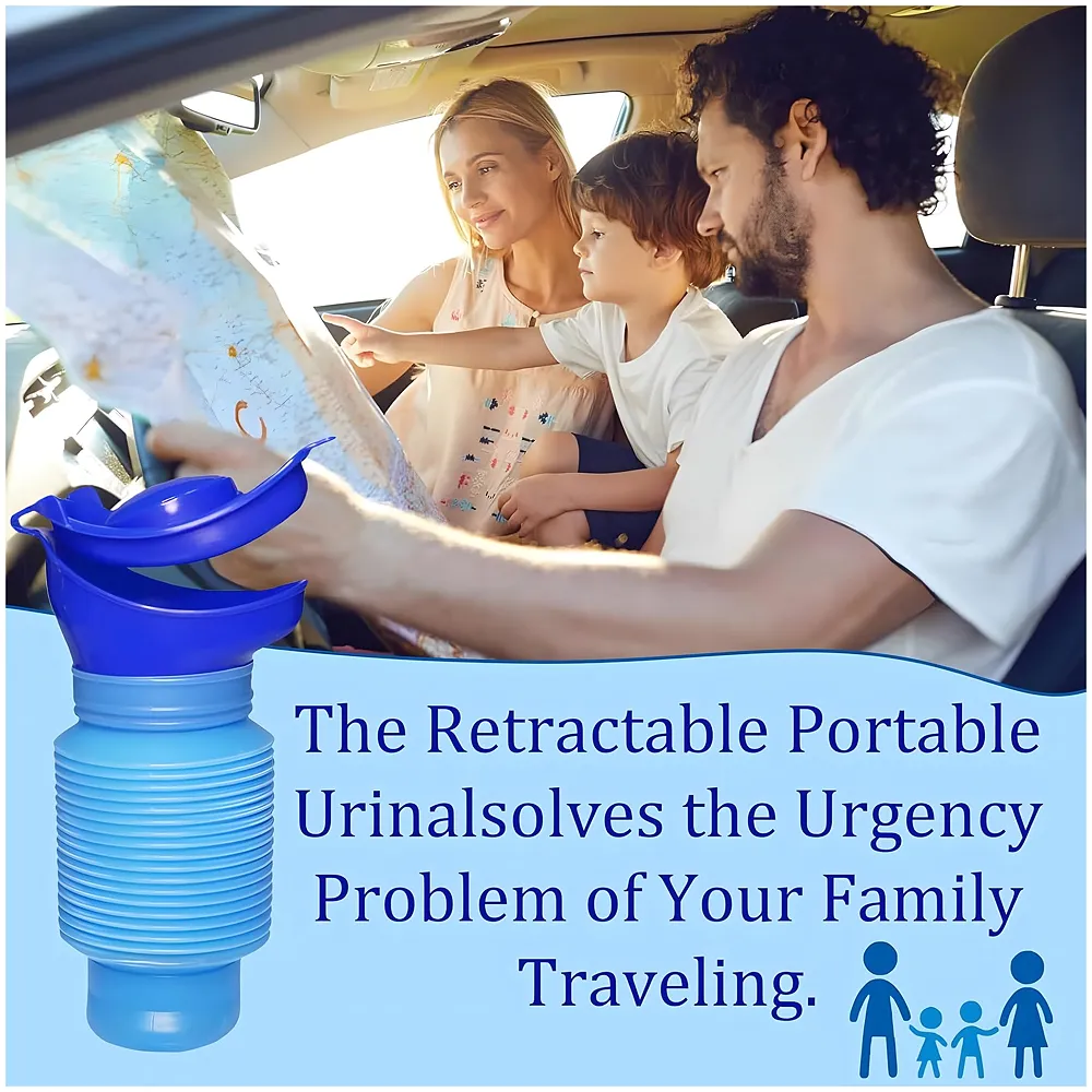 750 ml Portable Urine Bottle Sealed Lid Male Female Travel Car