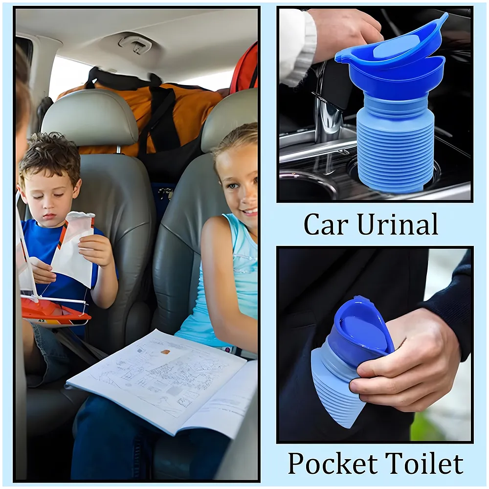750 ml Portable Urine Bottle Sealed Lid Male Female Travel Car