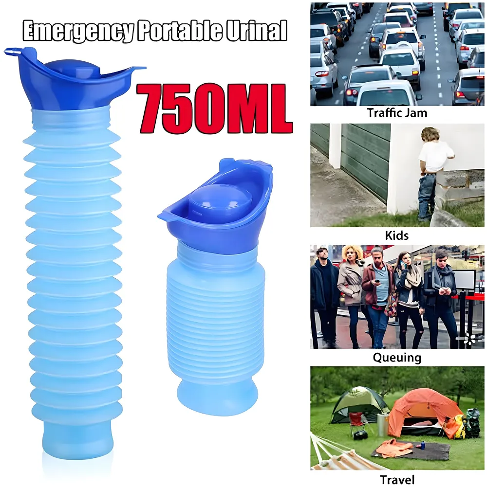 750 ml Portable Urine Bottle Sealed Lid Male Female Travel Car