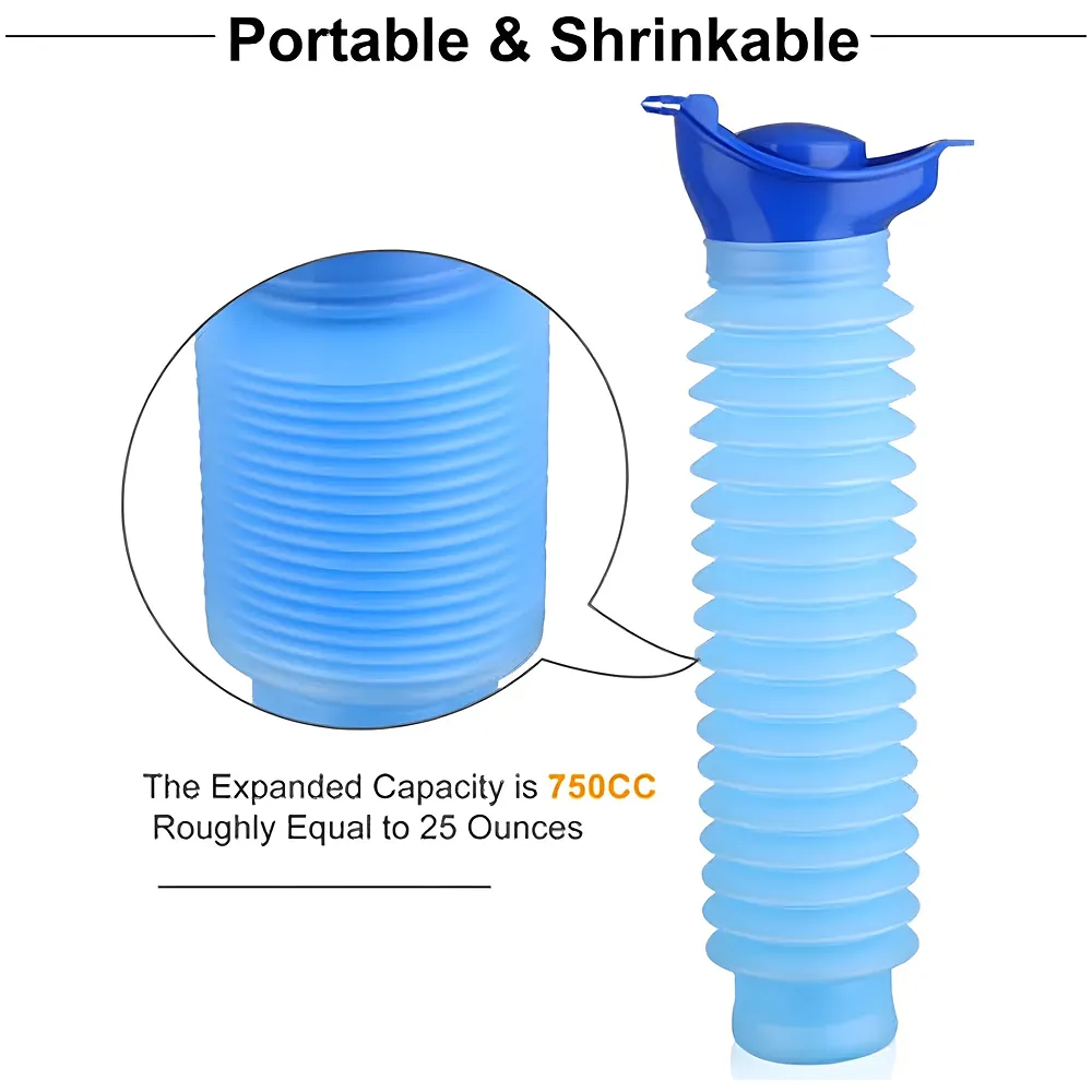 750 ml Portable Urine Bottle Sealed Lid Male Female Travel Car