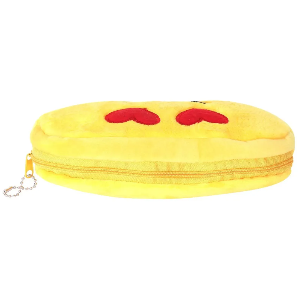 Emoji Children, Kid's Soft Toys Favorite Pencil Box Pouch (Heart)