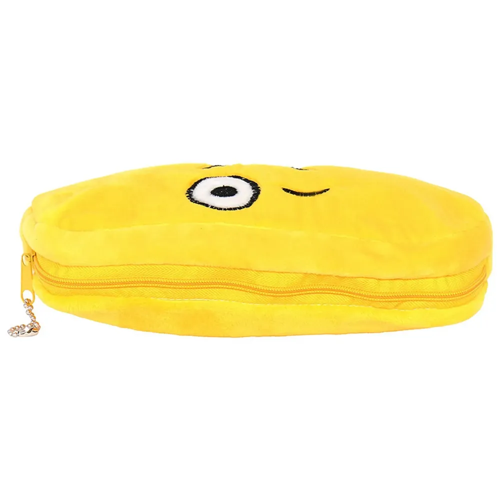 Children Kids Favorite Emoji Soft Toys Pencil Box Pouch (Tongue)