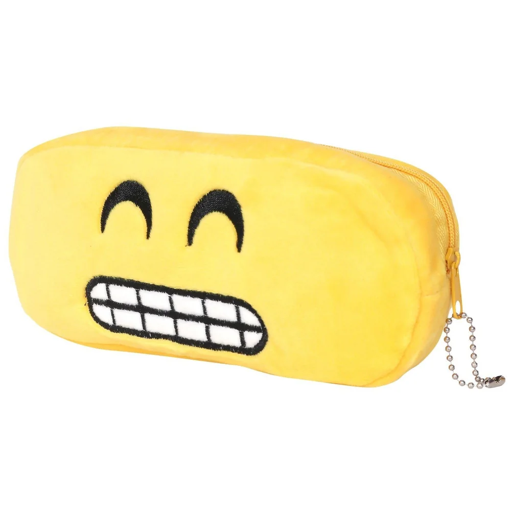 Children, Kids Favorite Soft Toys Emoji Pencil Box Pouch (Teeth)