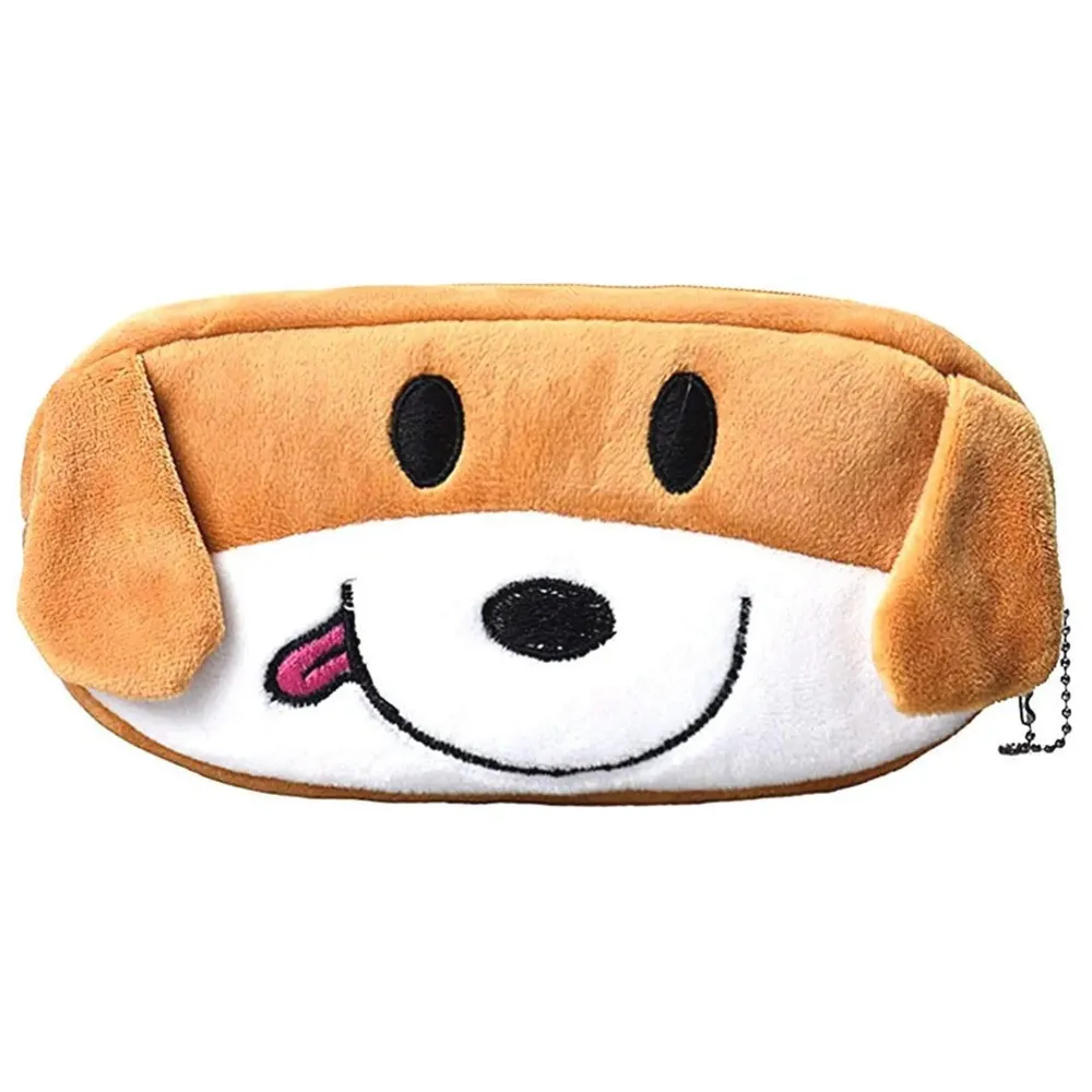 Dog Pencil Pouch Soft Toys for Children, Kids Favorite Pencil Box (Dog)