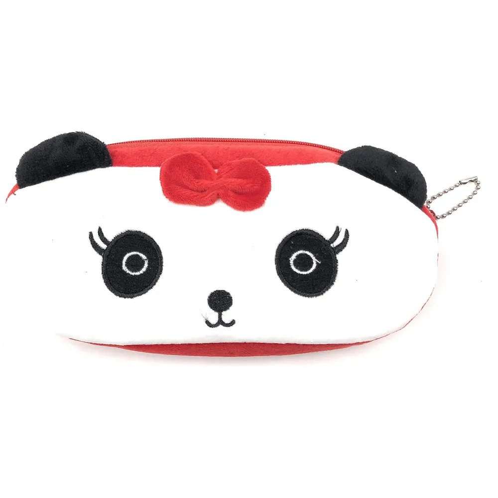 Lady Panda Animal Pencil Pouch Soft Toys for Children, Kids Favorite Pencil Box (Lady Panda)