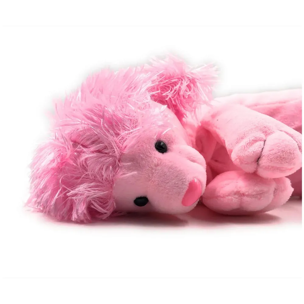 Pink Dog Pencil Pouch Soft Toys for Children, Kids Favorite Pencil Box (3D Pink Dog)