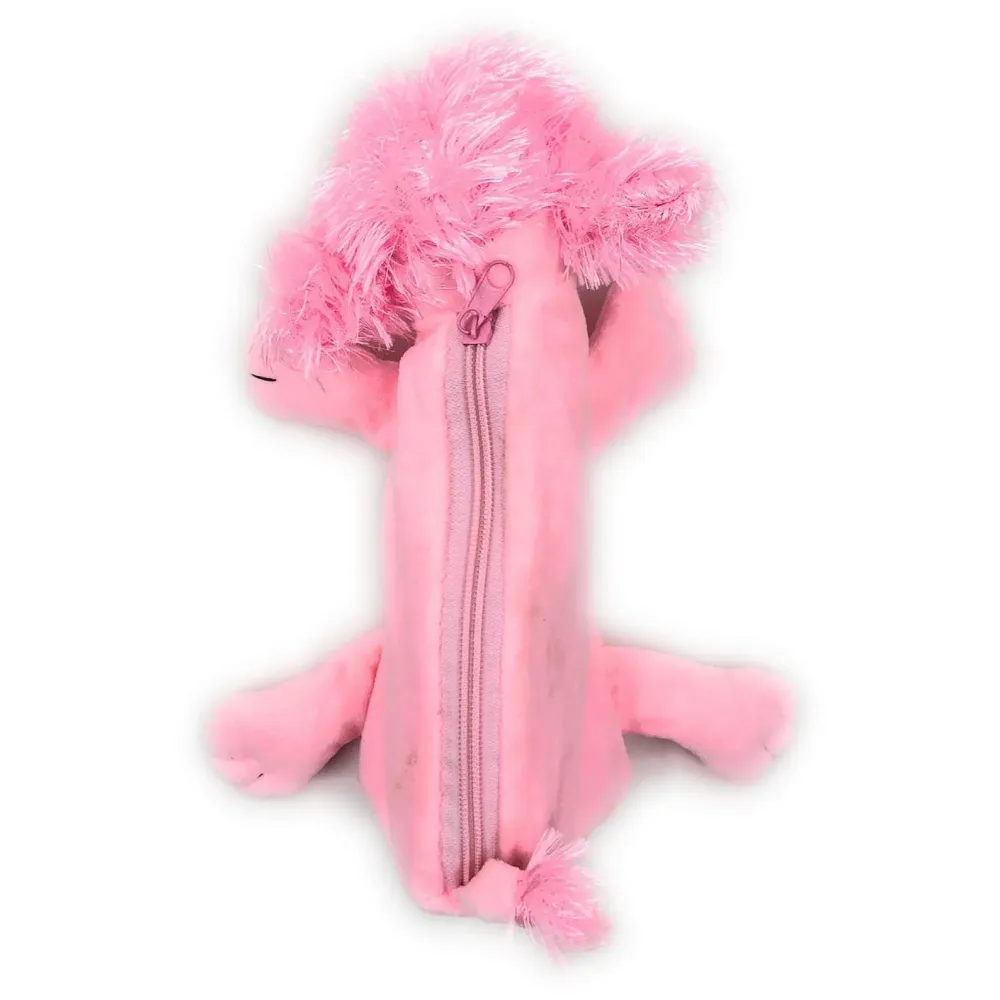 Pink Dog Pencil Pouch Soft Toys for Children, Kids Favorite Pencil Box (3D Pink Dog)