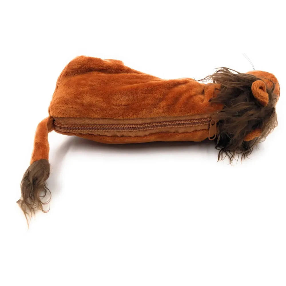 Lion Pencil Pouch Soft Toys for Children, Kids Favorite Pencil Box (3D Lion)