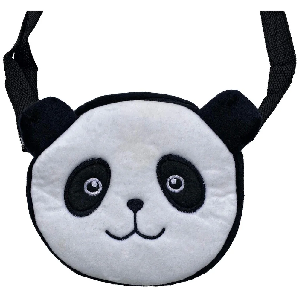 Emoji Pencil Pouch Soft Toys for Children, Kids Favorite Pencil Box (Panda Round)