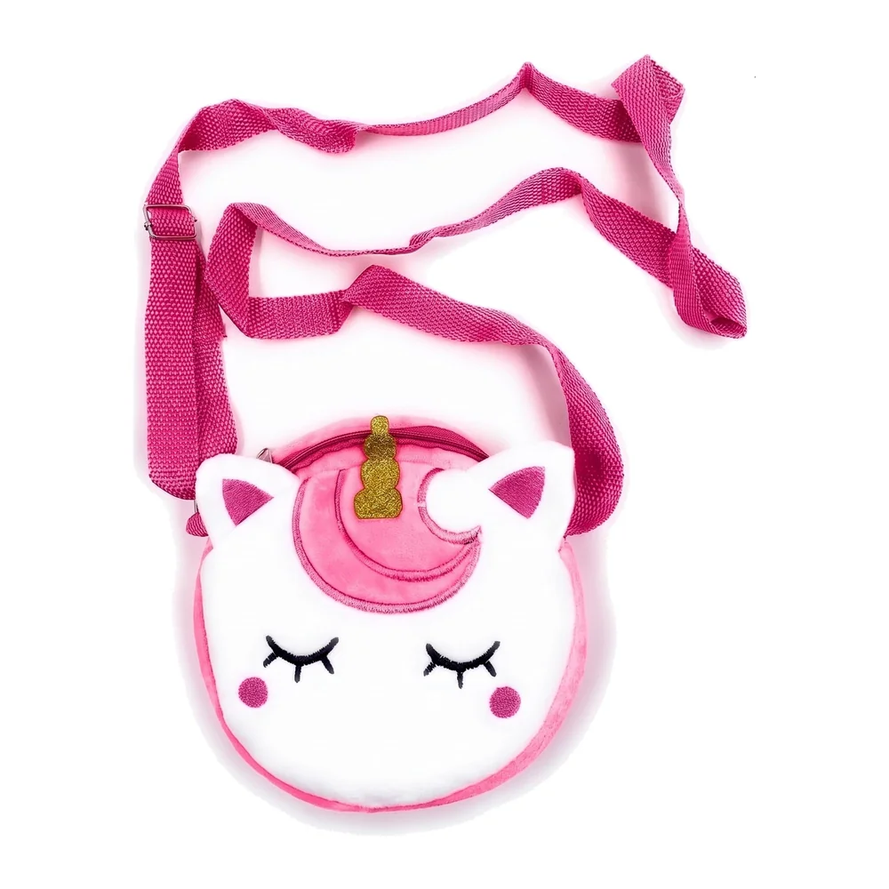 Emoji Pencil Pouch Soft Toys for Children, Kids Favorite Pencil Box (Unicorn Round)