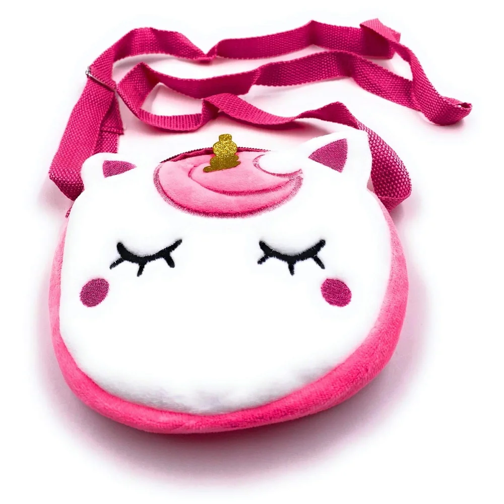 Emoji Pencil Pouch Soft Toys for Children, Kids Favorite Pencil Box (Unicorn Round)